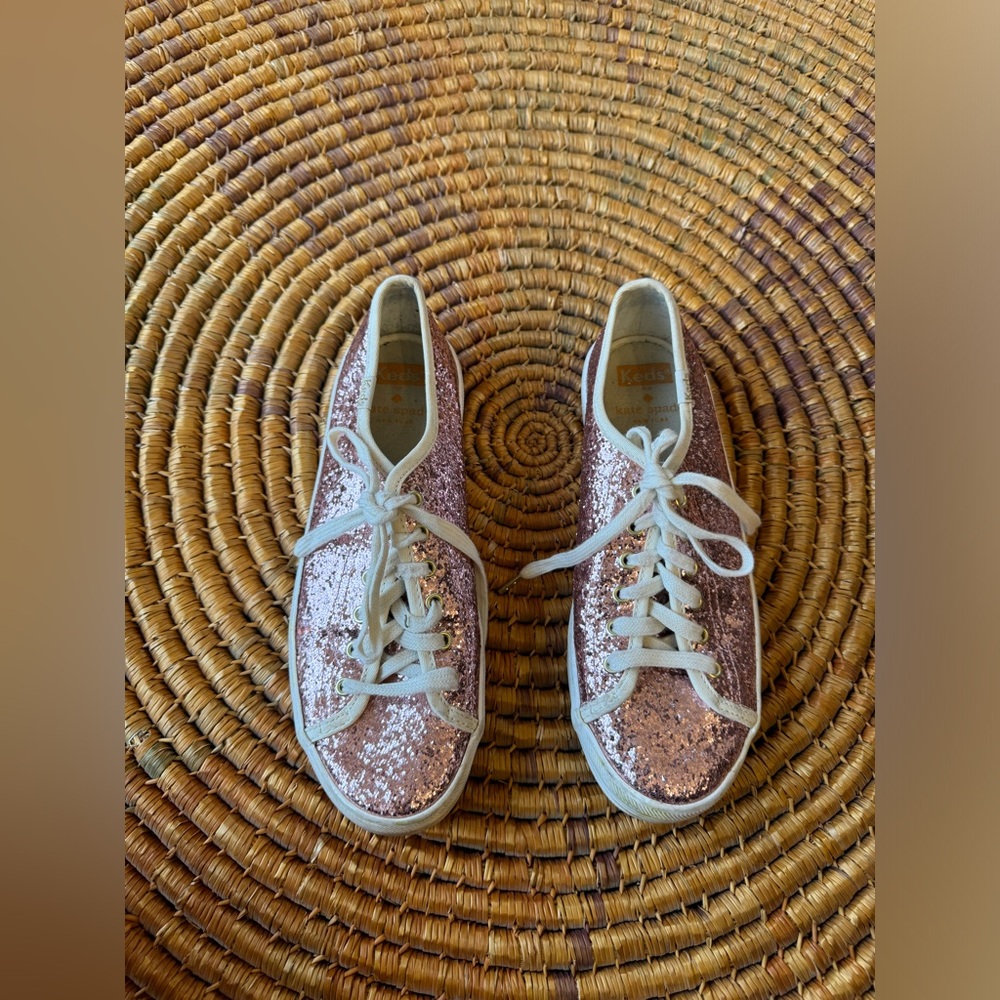 Kate spade kids (girls) sparkle 6.5 sneakers